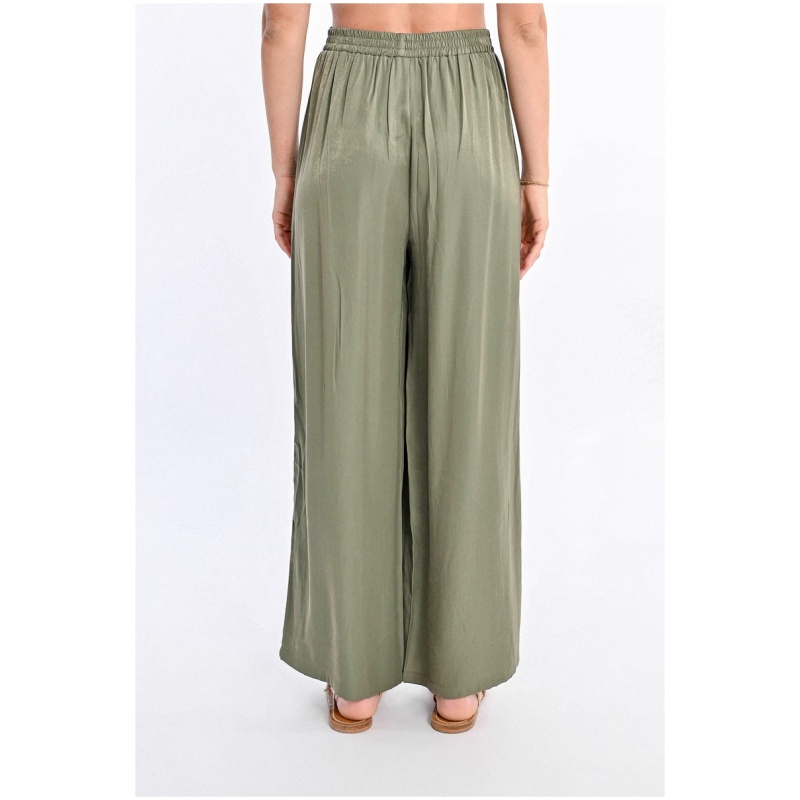 MOLLY BRACKEN High-waisted fluid pants